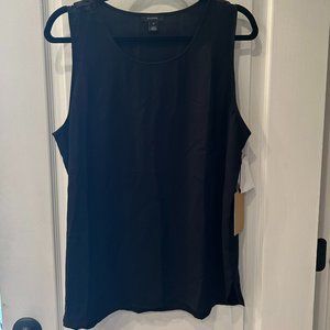 Halogen Side Slit Tank NWT XL